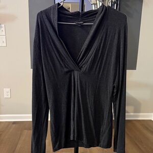 Banana Republic Elegant Charcoal Black Women's Top